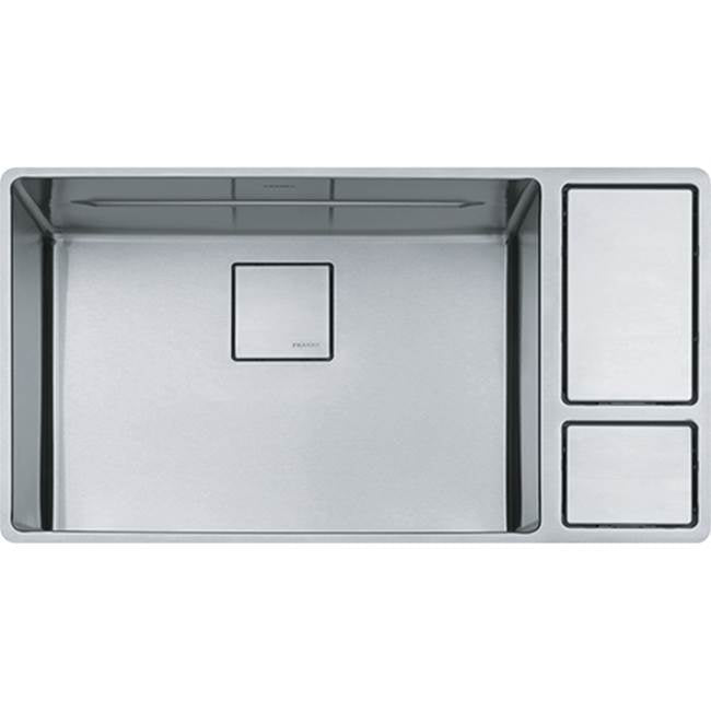 Franke CUX110-24 CHEF CENTER UNDERMOUNT SINK  SINGLE SS -STAINLESS STEEL
