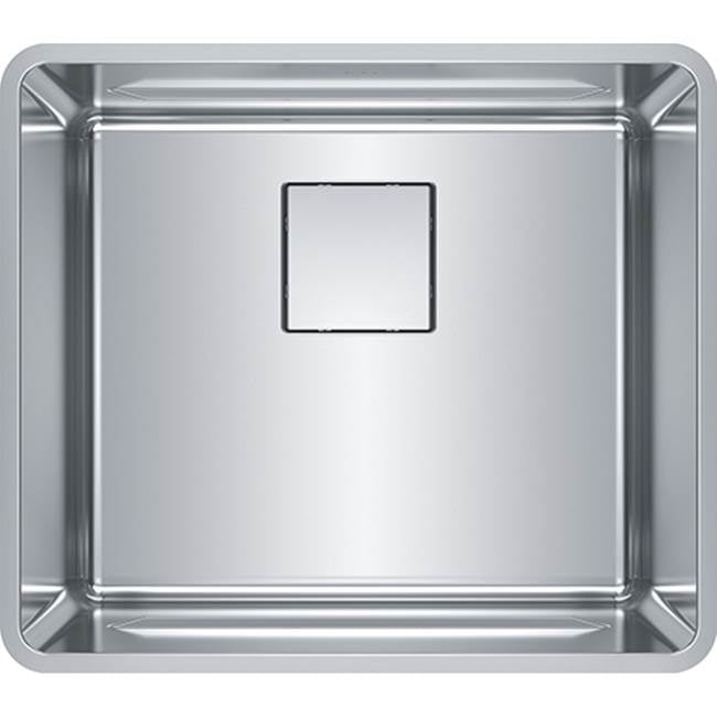 Franke PTX110-20 PESCARA SINK, 18 GA, 17X19 1/2 SINGLE, 20 MM CORNERS