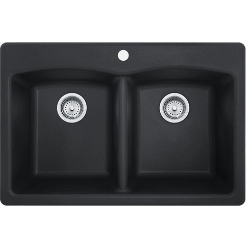 Franke ED33229-1 ELLIPSE GRANITE - DUAL MOUNT SINK DOUBLE