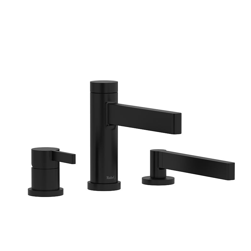 Riobel Paradox PX10 3-piece deck-mount tub filler with hand shower