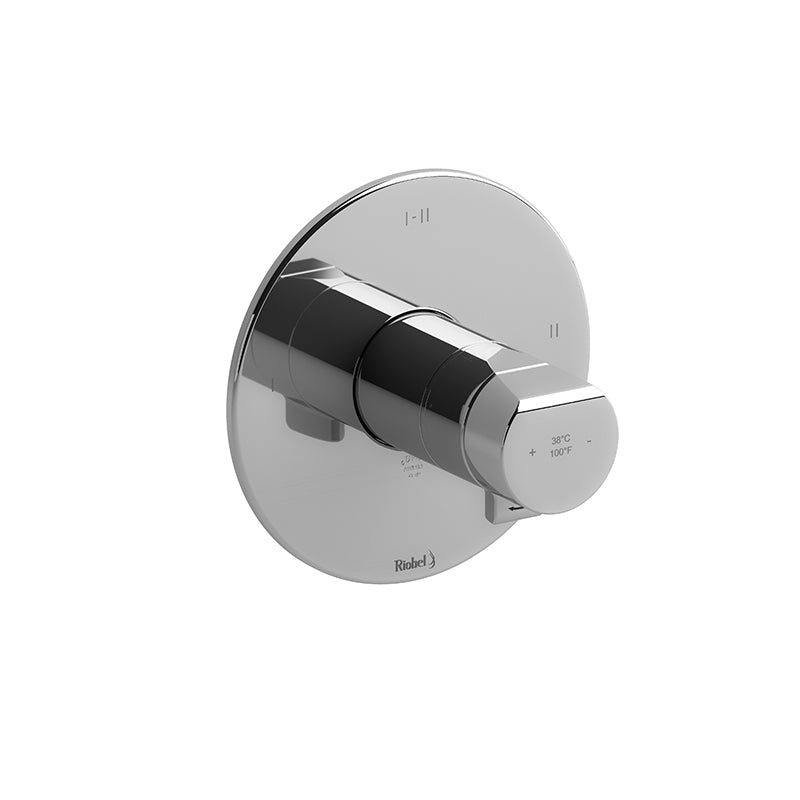 Riobel Parabola TPB23 2-way Type T/P thermostatic/pressure balance coaxial valve trim (Without Rough-in)