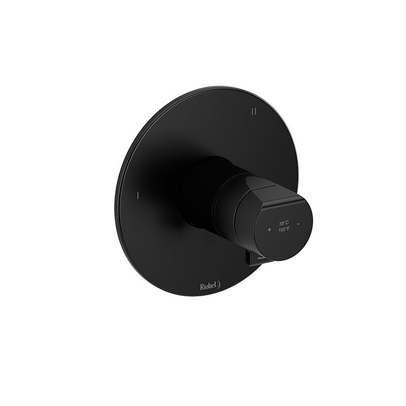 Riobel Parabola TPB47 3-way no share Type T/P thermostatic/pressure balance coaxial valve trim (Without Rough-in)