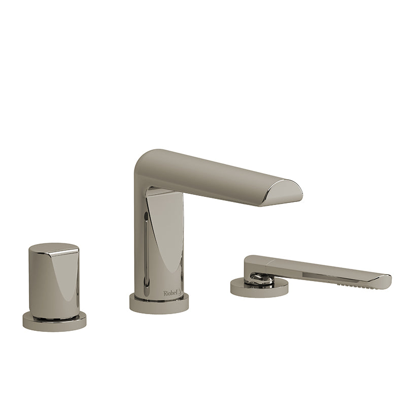 Riobel Parabola TPB66 3-piece Type P pressure balance deck-mount tub filler with hand shower trim (Without Rough-in)