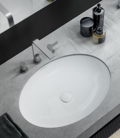 Victoria + Albert UB-KAA-65 Kaali 65 Undermount Oval Lavatory Sink