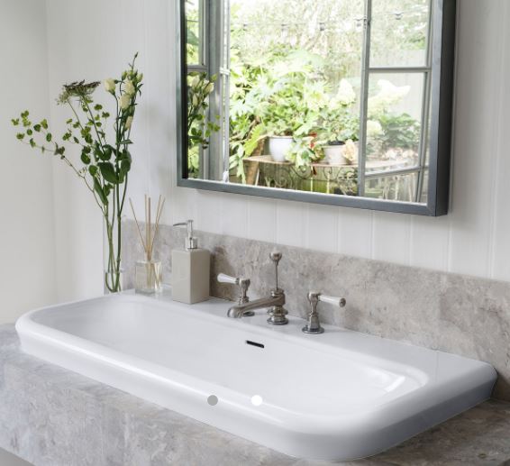 Victoria + Albert DB-LAR Lario 100 Solo Drop-in Lavatory Sink