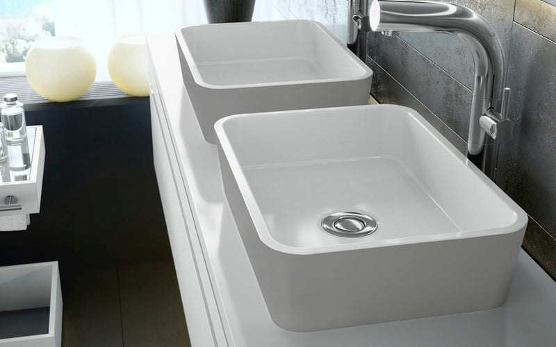 Victoria + Albert VB-EDG-45 Edge 45 Rounded Rectangle Vessel Lavatory Sink