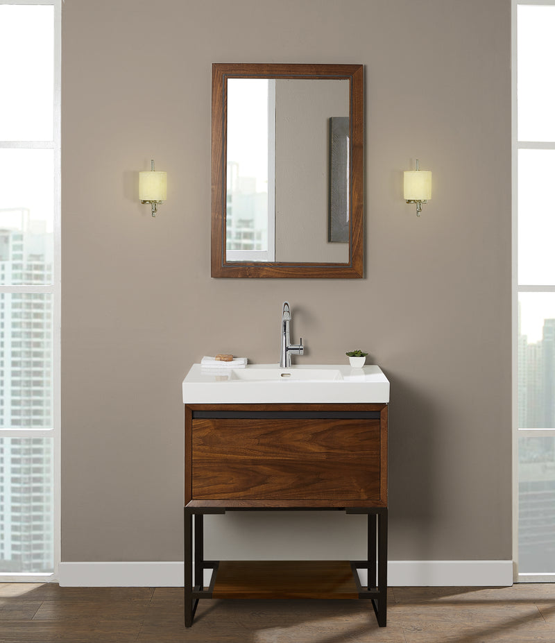 Fairmont Designs M4 30x18" Open Shelf Vanity - Natural Walnut