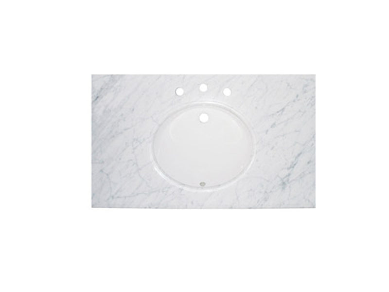 Fairmont Designs 3cm (1-1/4") 43” Tops Countertop 8" Widespread Ease Edge - Single