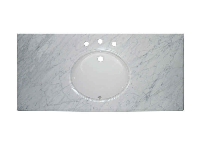 Fairmont Designs 3cm (1-1/4") 49” Tops Countertop 8" Widespread Ease Edge - Single