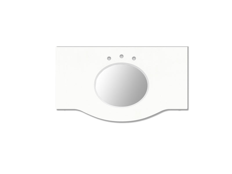 Fairmont Designs 2inch - 43" Quartz Top Ease Edge - Single