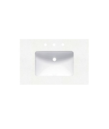 Fairmont Designs 2inch - 30" Tops Quartz Top Ease Edge - Single