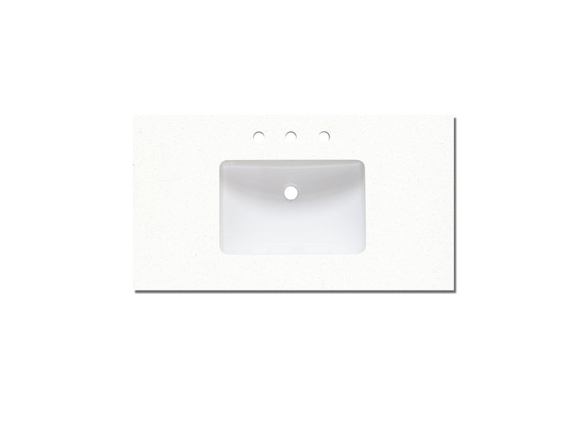 Fairmont Designs 2inch - 42" Tops Quartz Top Ease Edge - Single