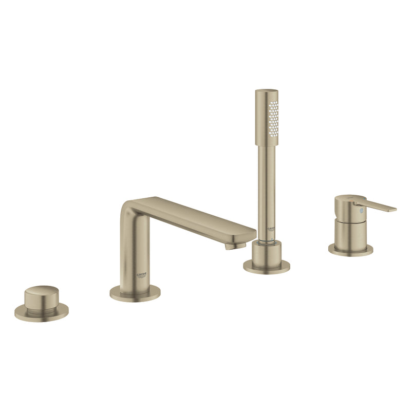 Grohe 19577 Lineare 4-Hole Single-Handle Deck Mount Roman Tub Faucet with 6.6 L/min - 1.75 GPM Hand Shower