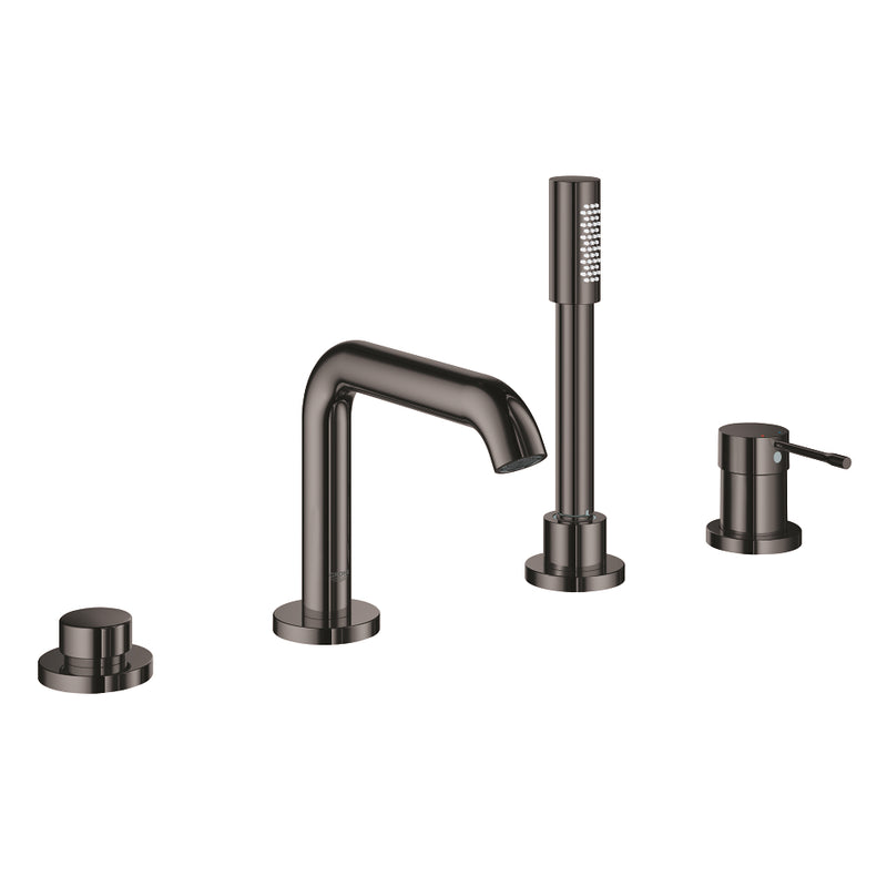 Grohe 19578 Essence New 4-Hole Single-Handle Deck Mount Roman Tub Faucet with 6.6 L/min - 1.75 GPM Hand Shower