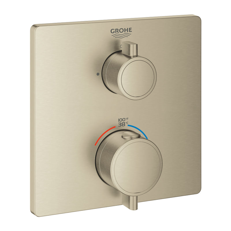 Grohe 24111 Grohtherm Dual Function 2-Handle Thermostatic Valve Trim
