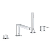 Grohe 29307 Plus 4-Hole Single-Handle Deck Mount Roman Tub Faucet with 6.6 L/min - 1.75 GPM Hand Shower