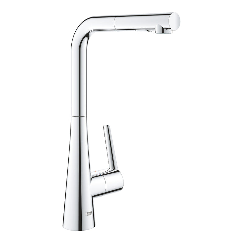 Grohe 33893 Grohe Zedra Single-Handle Pull-Out Kitchen Faucet Dual Spray 6.6 L/min - 1.75 GPM