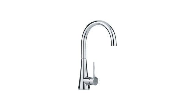 Franke FFBP25 Faucet Pull out curved stream only Polished Chrome