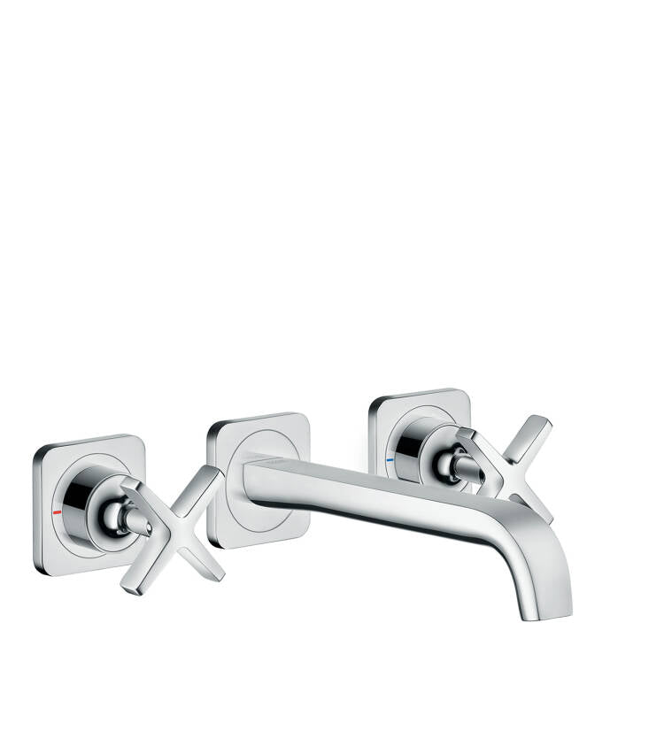 AXOR CITTERIO E WIDESPREAD WALLMOUNTED LAVATORY FAUCET
