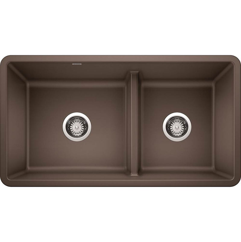 BLANCO PRECIS U 1 3/4 LOW DIVIDE, CAFÉ