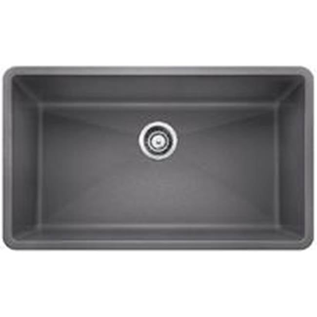BLANCO PRECIS U SUPER SINGLE, CONCRETE GRAY