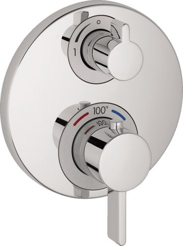 HANSGROHE ROUND THERMOSTATIC TRIM WITH VOLUME CONTROL