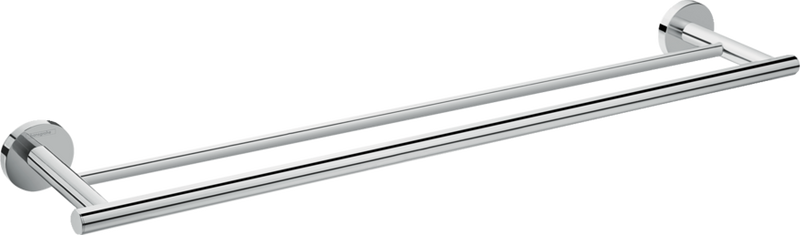 HANSGROHE LOGIS UNIVERSAL DOUBLE TOWEL BAR