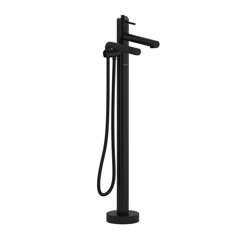 Riobel TGS39 2-way Type T thermostatic coaxial floor-mount tub filler with hand shower trim (Without Rough-in)
