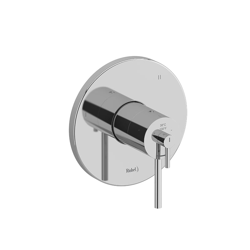 Riobel GS TGS95 3-way Type T/P (thermostatic/pressure balance) coaxial valve trim  (Without Rough-in)