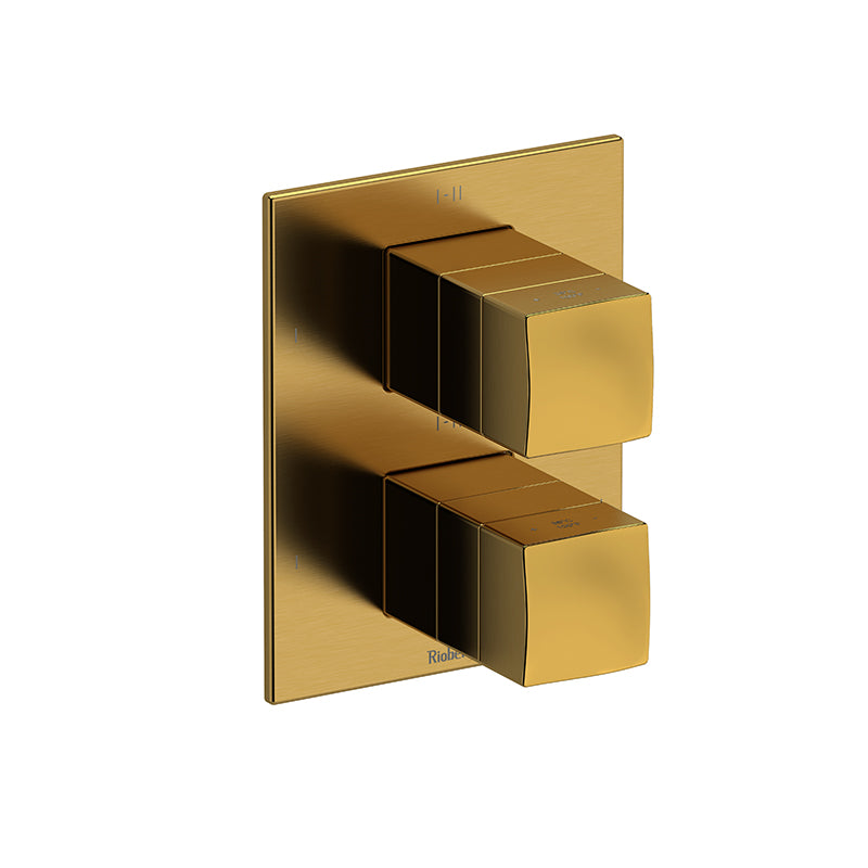 Riobel Reflet TRF46 4-way Type T/P (thermostatic/pressure balance) coaxial valve trim (Without Rough-in)