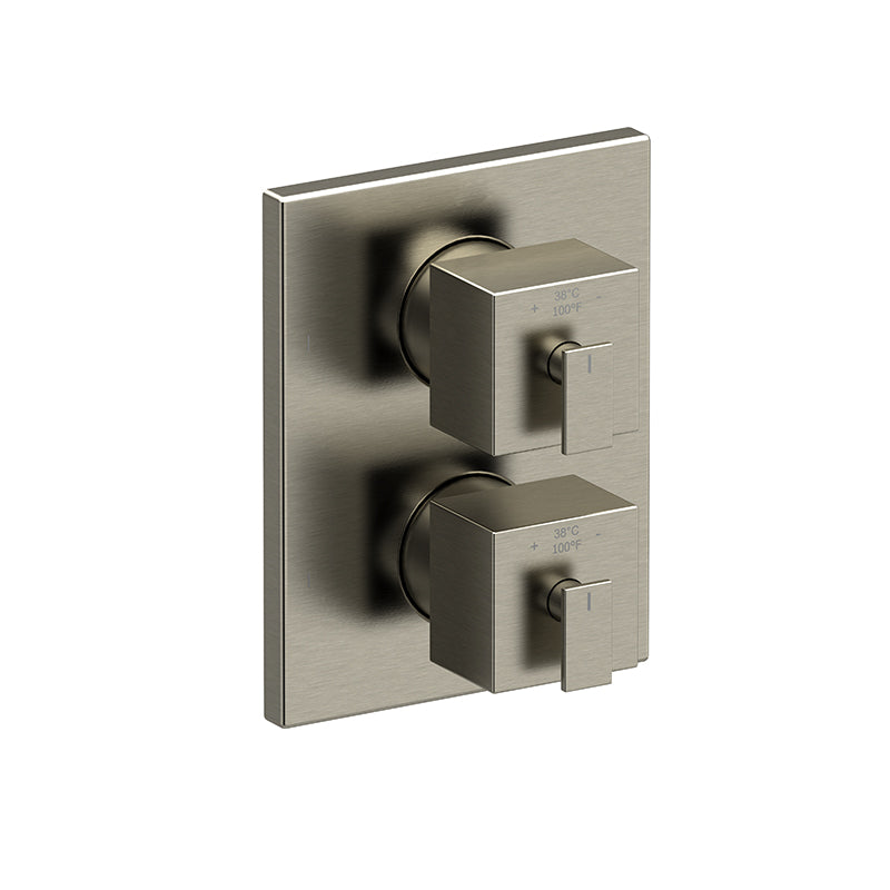 Riobel Kubik US88 4-way no share Type T/P (thermostatic/pressure balance) coaxial complete valve
