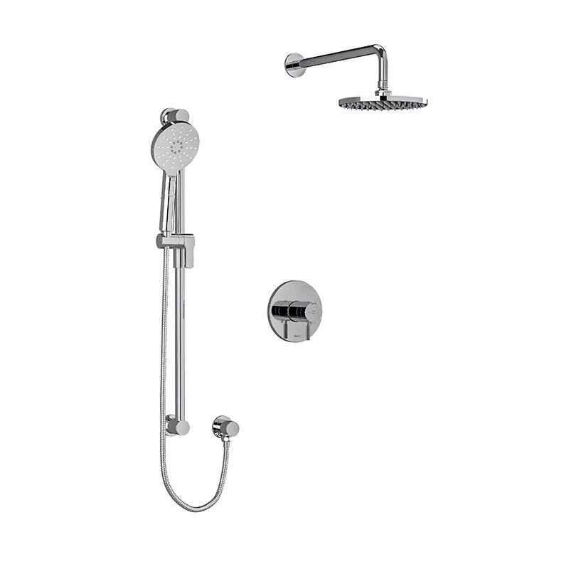Riobel Riu 2-Way Shower System Trim with Hand Shower and Shower Head TKIT323RUTMKN