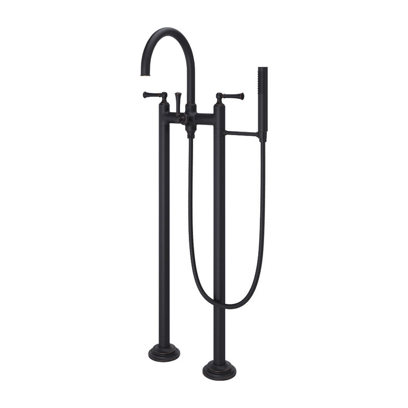 Pfister Tisbury Traditional 2-Handle Tub Filler with Hand Shower