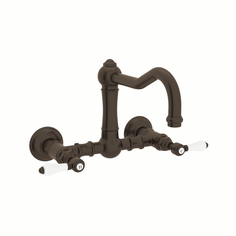 ROHL Acqui® Wall Mount Column Spout Bridge Kitchen Faucet