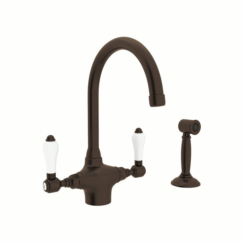 ROHL San Julio® C-Spout Kitchen Faucet With Sidespray