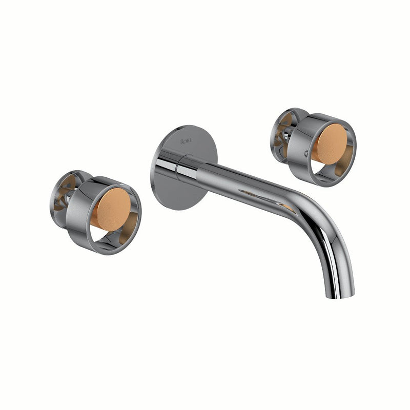 ROHL Eclissi™ Wall Mount Widespread Lavatory Faucet - C-Spout