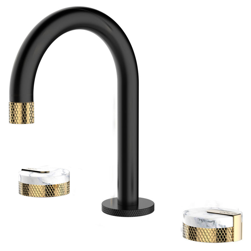 Empyrean GK08 Golden Night  8" Widespread Lavatory Faucet with Marble