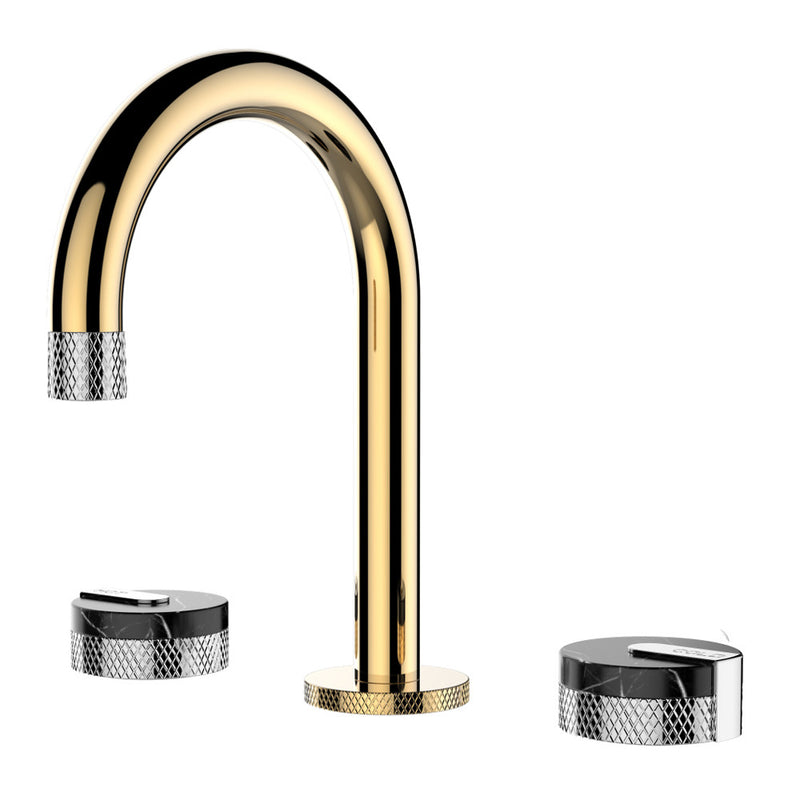 Empyrean GK08 Golden Night  8" Widespread Lavatory Faucet with Marble