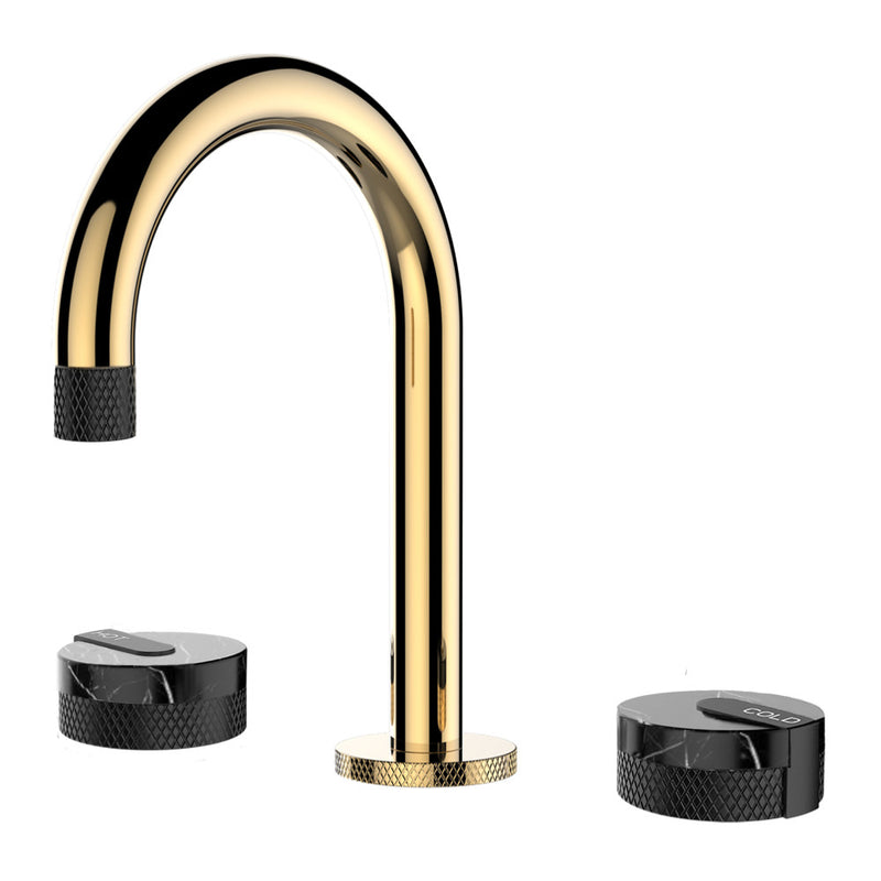 Empyrean GK08 Golden Night  8" Widespread Lavatory Faucet with Marble