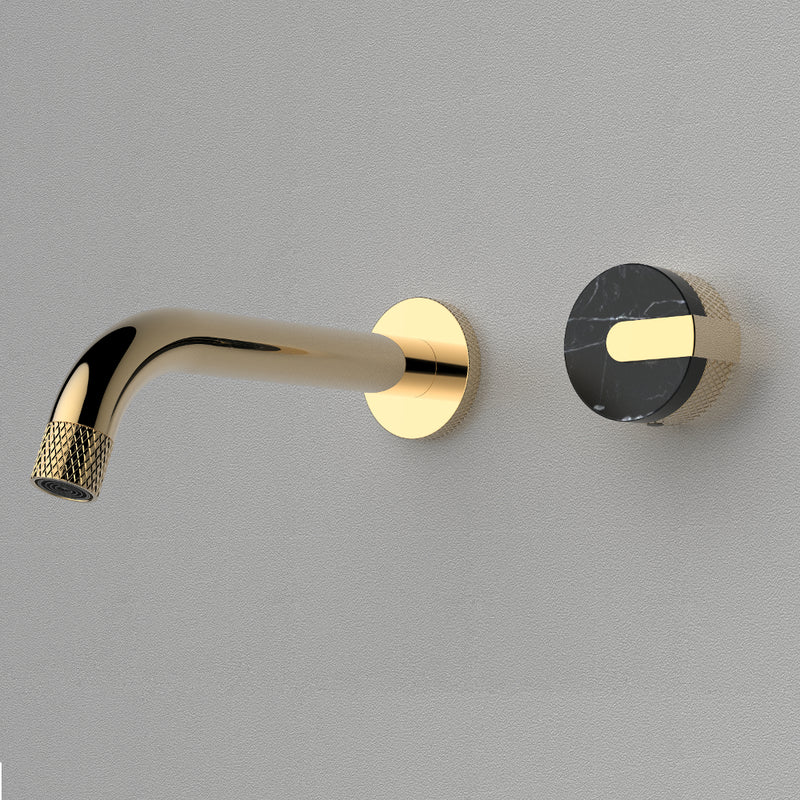 Empyrean GK03 Golden Night  Wall Mount Lavatory Faucet with Marble