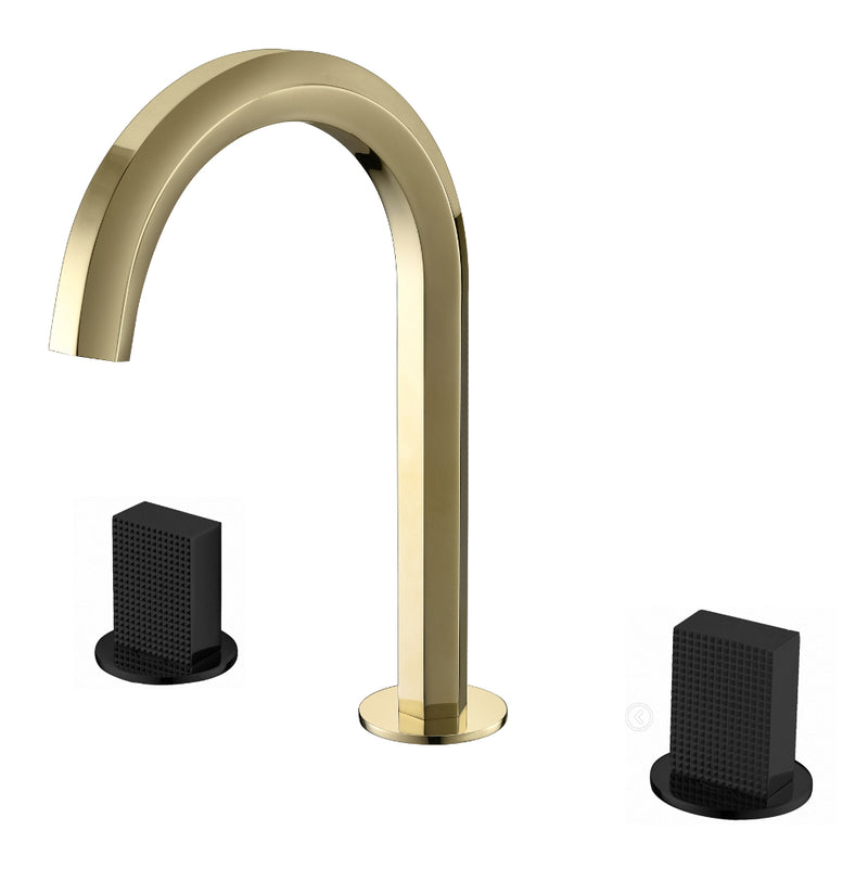 Empyrean TERS08 Terra 8" Widespread Lavatory Faucet with Knurled Square Handle