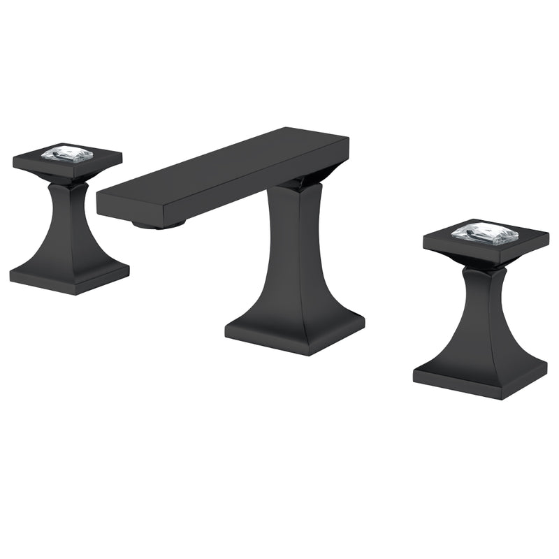 Empyrean MANCR08 Mansory 8" Widespread Lavatory Faucet with Crystal