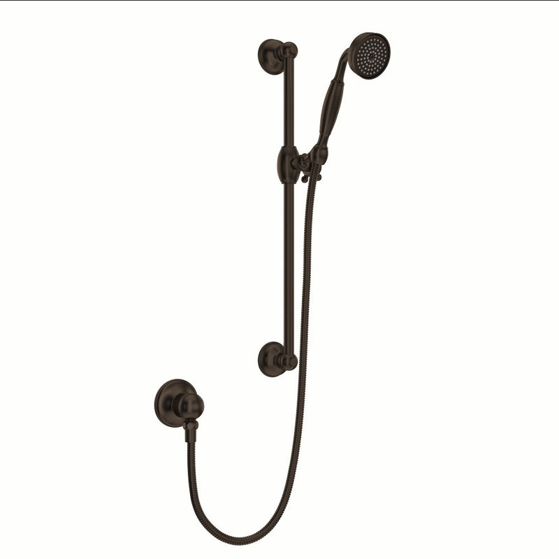 ROHL Handshower Set With 22" Slide Bar and Single Function Handshower