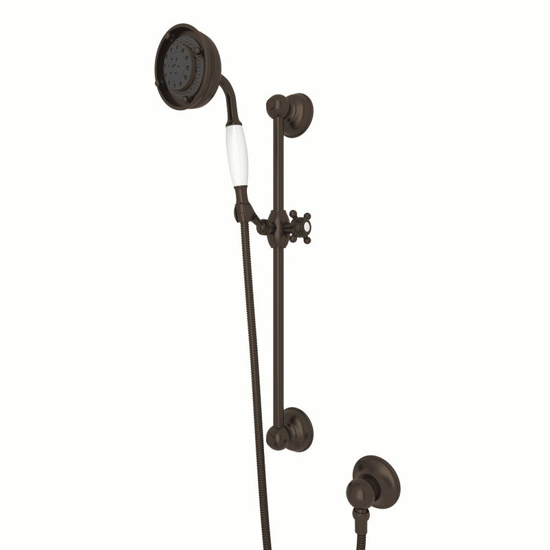 ROHL Handshower Set With 22" Slide Bar and 3-Function Handshower