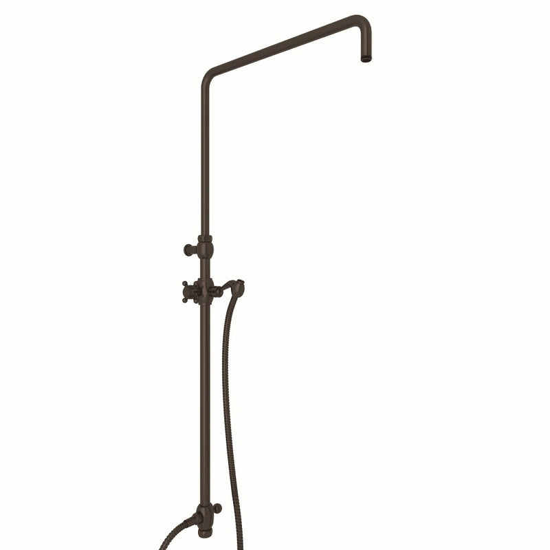 ROHL Riser With Diverter, Hose And Sliding Handshower Holder