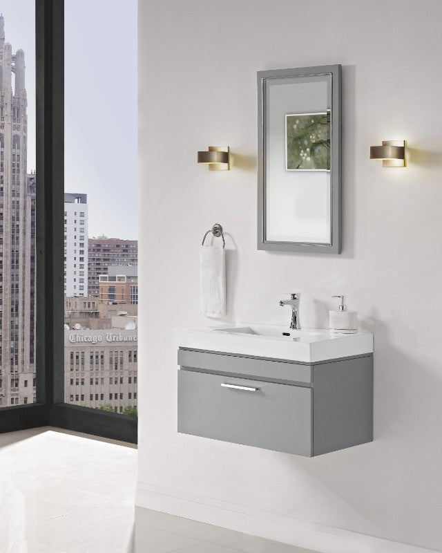 Fairmont Designs 179-WV Metropolitan Wall Mount Vanity and Sink Set