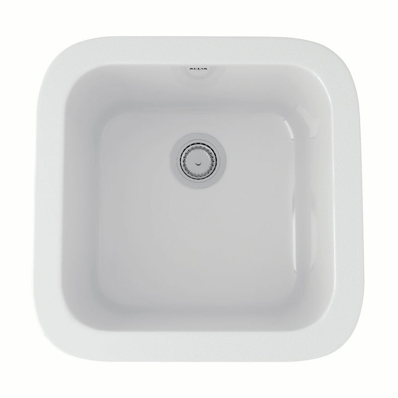 ROHL Allia™ 18" Fireclay Single Bowl Bar/Food Prep Kitchen Sink