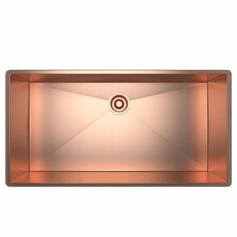 ROHL Forze 36" Single Bowl Stainless Steel Kitchen Sink