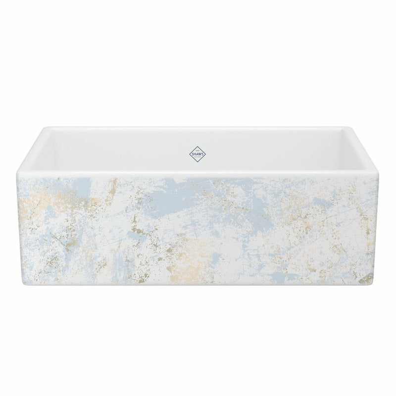 Shaws  MS3318 33" Shaker Single Bowl Apron Front Fireclay Kitchen Sink
