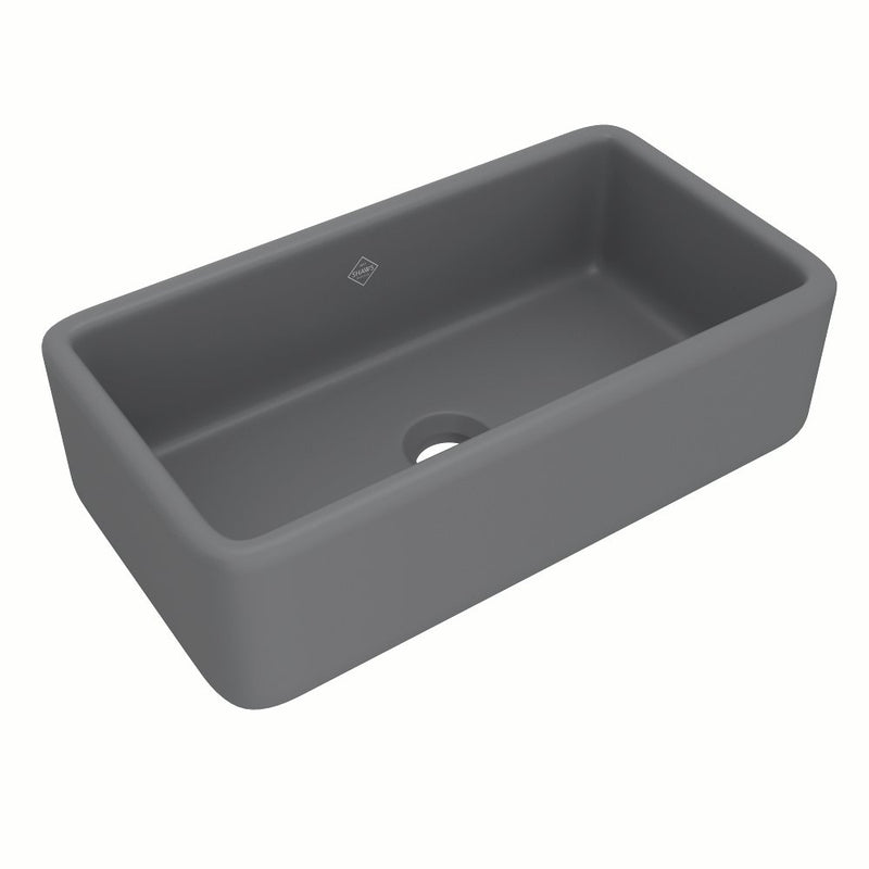 Shaws RC3318 33" Lancaster Single Bowl Farmhouse Apron Front Fireclay Kitchen Sink